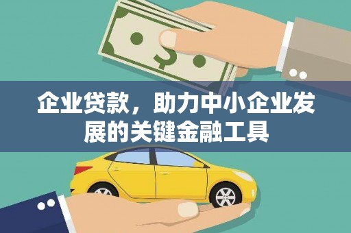 锦屏企业贷款，助力中小企业发展的关键金融工具