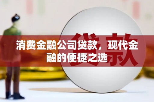 锦屏消费金融公司贷款，现代金融的便捷之选