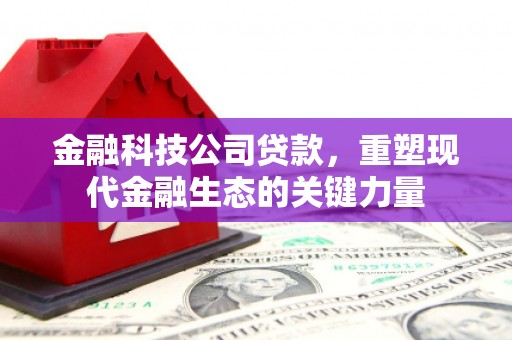 锦屏金融科技公司贷款，重塑现代金融生态的关键力量